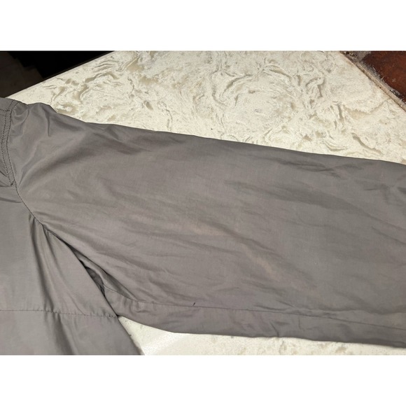 EILEEN FISHER Jacket Plus 1X Organic Lightweight Windbreaker Hooded Jacket Gray - Picture 12 of 12